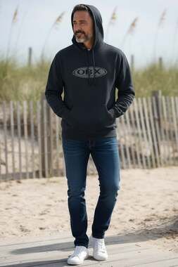 Outer Bankx Authentic Blue OBX Hoodie Men’s Size XXL